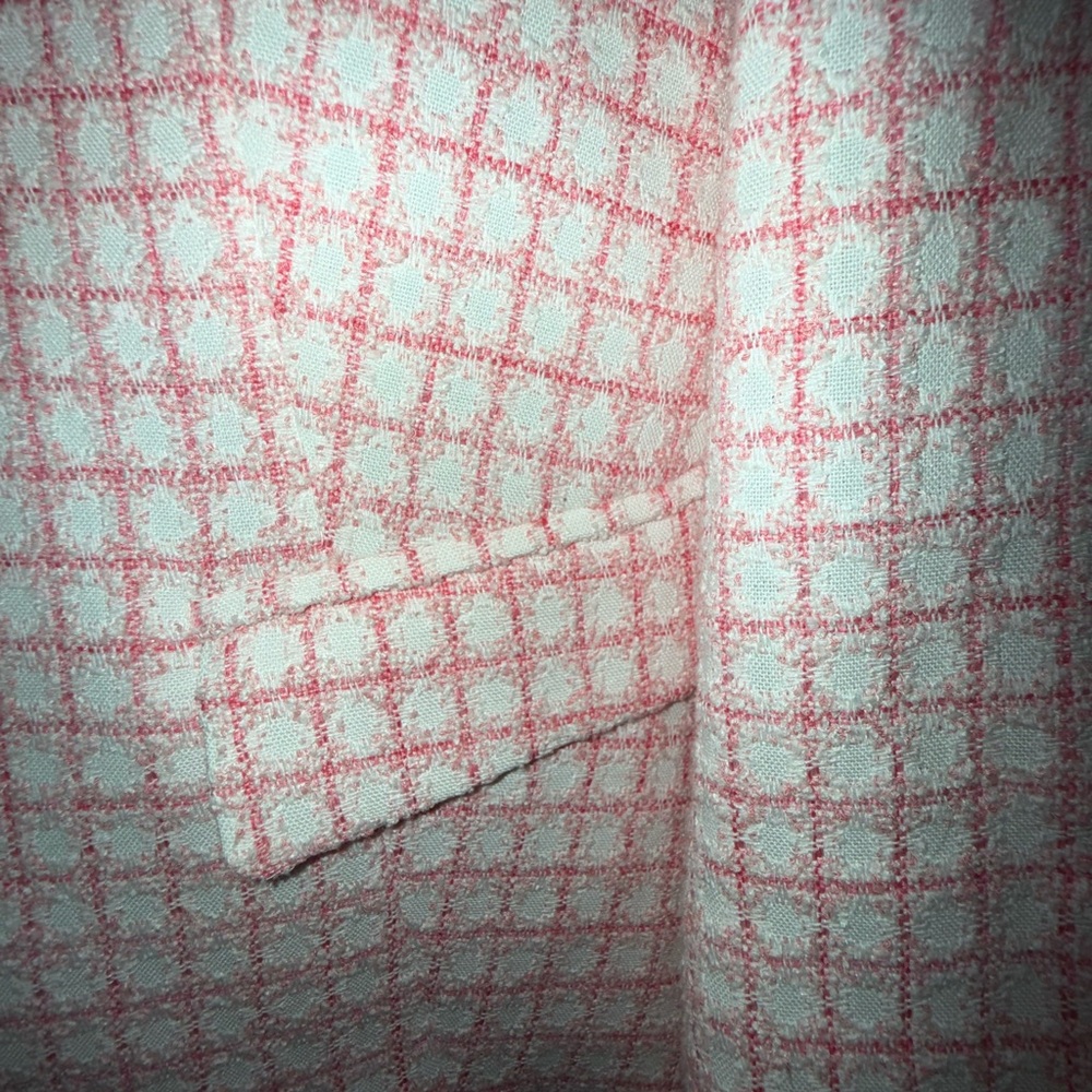 Kasper Pink and White Tweed Blazer - Picture 3 of 4